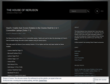 Tablet Screenshot of houseofneruson.wordpress.com