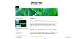 Desktop Screenshot of cheeryloops.wordpress.com