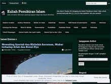 Tablet Screenshot of kuliahpemikiran.wordpress.com