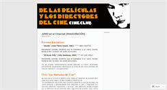 Desktop Screenshot of delaspeliculasylosdirectoresdelcine.wordpress.com