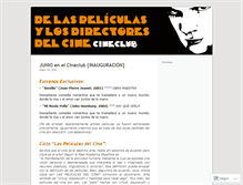 Tablet Screenshot of delaspeliculasylosdirectoresdelcine.wordpress.com