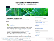 Tablet Screenshot of nogoofs.wordpress.com