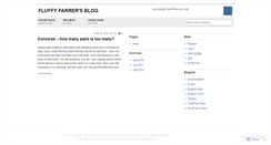 Desktop Screenshot of fluffyfarrer.wordpress.com