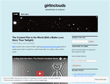 Tablet Screenshot of girlinclouds.wordpress.com