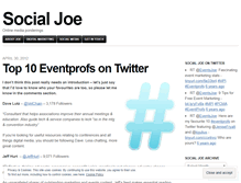 Tablet Screenshot of eventsjoe.wordpress.com