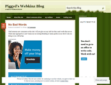 Tablet Screenshot of piggyd.wordpress.com