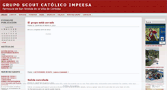 Desktop Screenshot of gruposcoutcatolicoimpeesa.wordpress.com