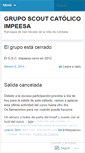 Mobile Screenshot of gruposcoutcatolicoimpeesa.wordpress.com