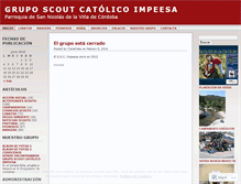 Tablet Screenshot of gruposcoutcatolicoimpeesa.wordpress.com