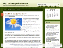 Tablet Screenshot of mylittleorganicgarden.wordpress.com