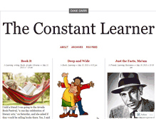 Tablet Screenshot of constantlearner.wordpress.com