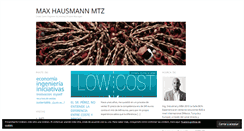Desktop Screenshot of maxhausmannmtz.wordpress.com