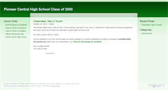 Desktop Screenshot of pioneer2000.wordpress.com