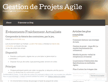 Tablet Screenshot of gestiondeprojets.wordpress.com
