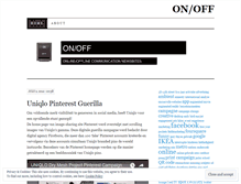Tablet Screenshot of onoffline.wordpress.com