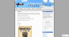 Desktop Screenshot of cpcheatworld.wordpress.com