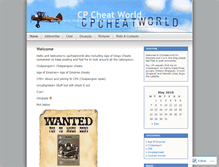 Tablet Screenshot of cpcheatworld.wordpress.com