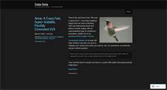 Desktop Screenshot of databeta.wordpress.com