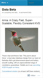 Mobile Screenshot of databeta.wordpress.com