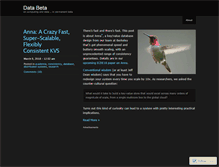 Tablet Screenshot of databeta.wordpress.com