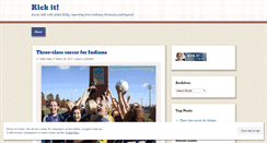 Desktop Screenshot of kickitblog.wordpress.com