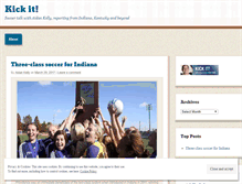 Tablet Screenshot of kickitblog.wordpress.com