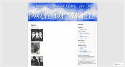 Desktop Screenshot of devree.wordpress.com
