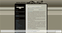 Desktop Screenshot of digitalrecordspring2011.wordpress.com