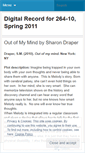 Mobile Screenshot of digitalrecordspring2011.wordpress.com