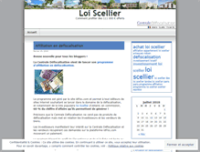 Tablet Screenshot of loiscellier.wordpress.com