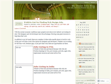 Tablet Screenshot of desirejobs.wordpress.com