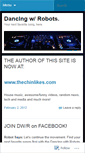 Mobile Screenshot of dancingwithrobots.wordpress.com