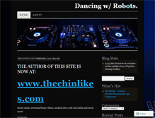 Tablet Screenshot of dancingwithrobots.wordpress.com