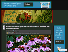 Tablet Screenshot of loveplantlife.wordpress.com