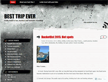 Tablet Screenshot of besttripever.wordpress.com