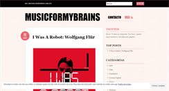 Desktop Screenshot of musicformybrains.wordpress.com