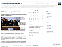 Tablet Screenshot of franciscoagonzaleze.wordpress.com