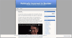Desktop Screenshot of piboulder.wordpress.com
