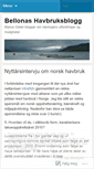 Mobile Screenshot of havbruksblog.wordpress.com