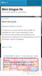 Mobile Screenshot of monbloguefle.wordpress.com