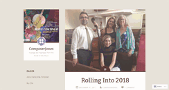 Desktop Screenshot of composerjones.wordpress.com