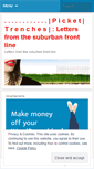Mobile Screenshot of pickettrenches.wordpress.com