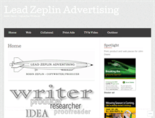 Tablet Screenshot of leadzeplin.wordpress.com