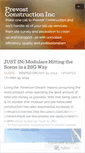 Mobile Screenshot of prevostconstruct.wordpress.com