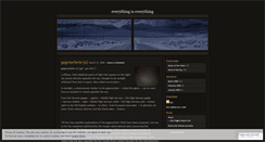 Desktop Screenshot of everythingseverything.wordpress.com