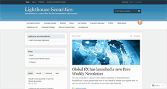 Desktop Screenshot of lighthousesecurities.wordpress.com