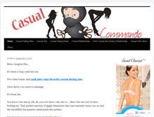 Tablet Screenshot of casualcommando.wordpress.com