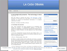 Tablet Screenshot of lacasaobama.wordpress.com