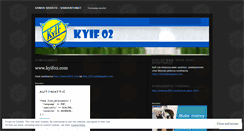 Desktop Screenshot of kyif02.wordpress.com