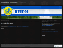 Tablet Screenshot of kyif02.wordpress.com